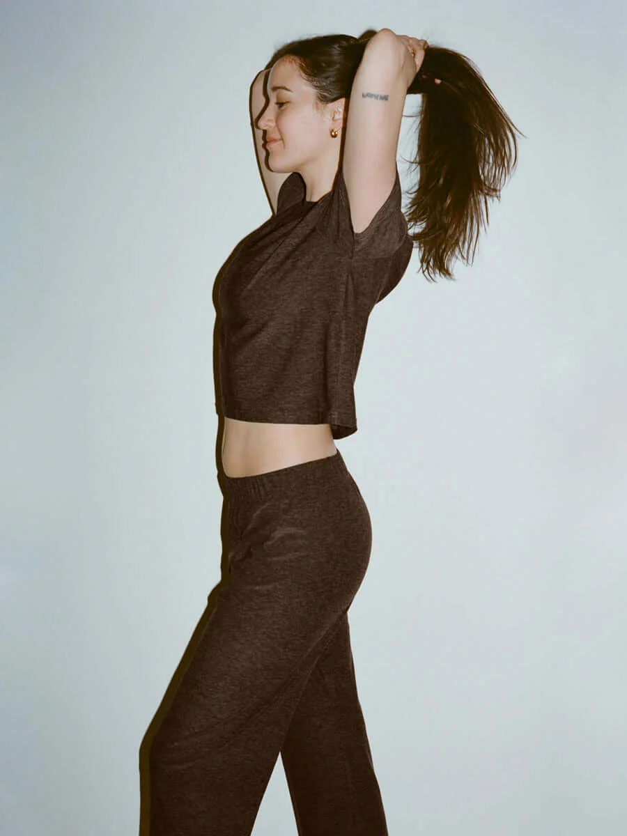CloudKnit Wide Leg Pant